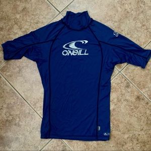 O’NEILL Men’s Swim Surf Rash Guard SPF 50.  Blue